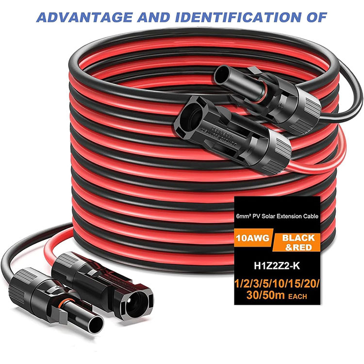 2x50 kapua'i uwea ho'onui o ka la 10AWG
